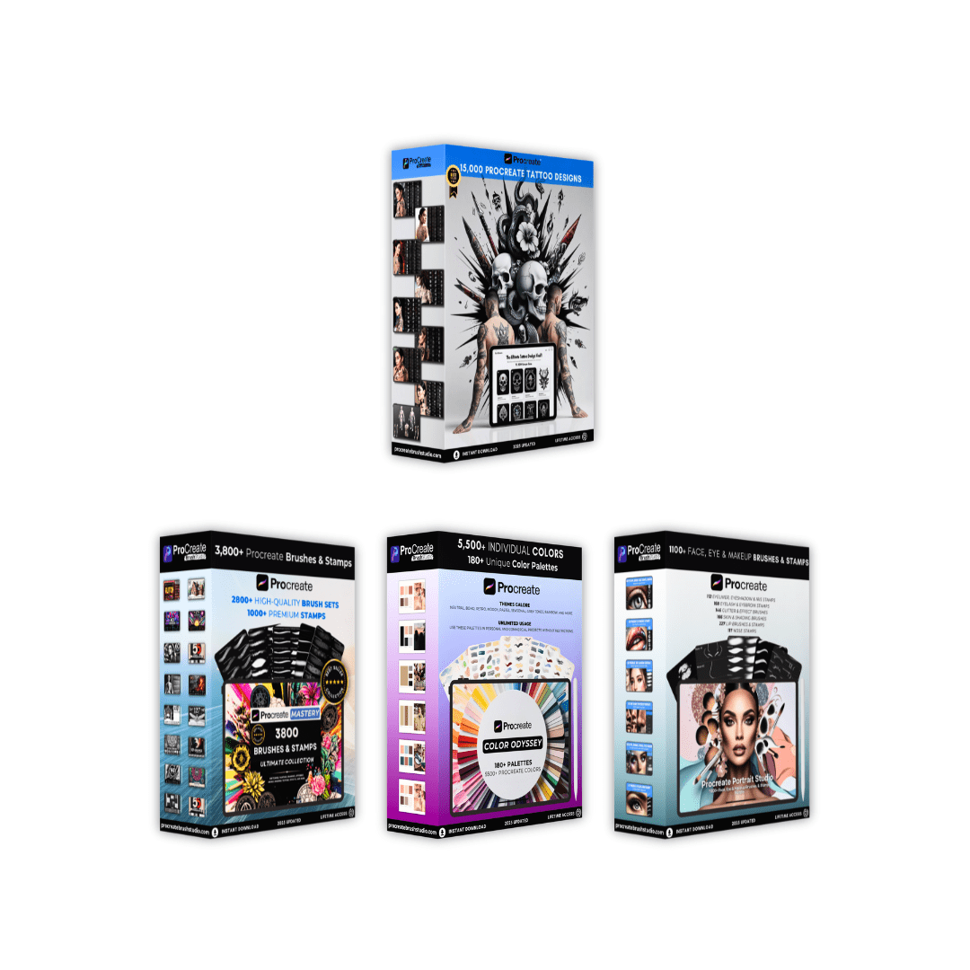 Tattoo Vault: The Ultimate 15,000 Procreate Stamps & Brushes