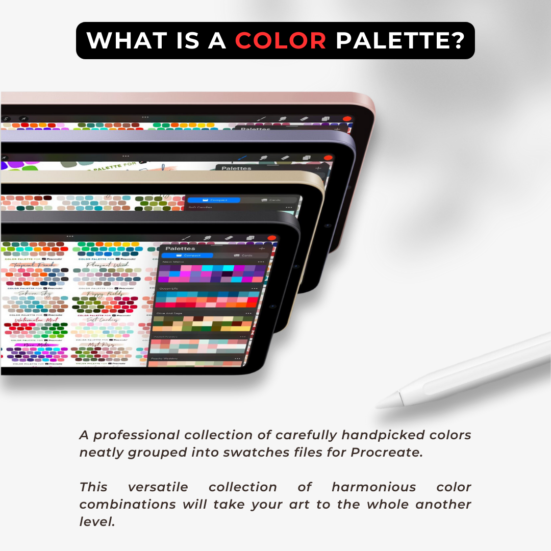 Procreate Color Odyssey – 180+ Palettes, 5500+ Procreate Colors