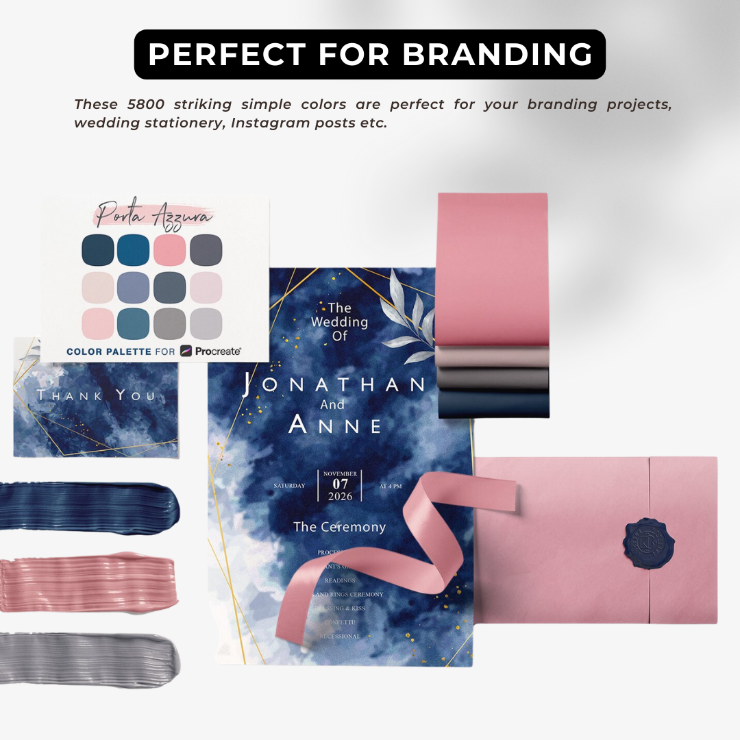 Procreate Color Odyssey – 180+ Palettes, 5500+ Procreate Colors