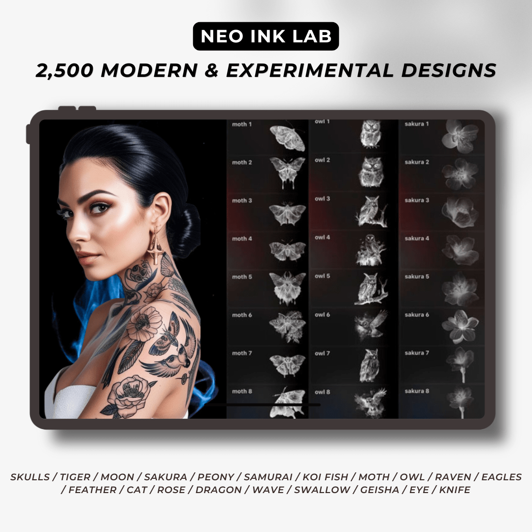 Tattoo Vault: The Ultimate 15,000 Procreate Stamps & Brushes