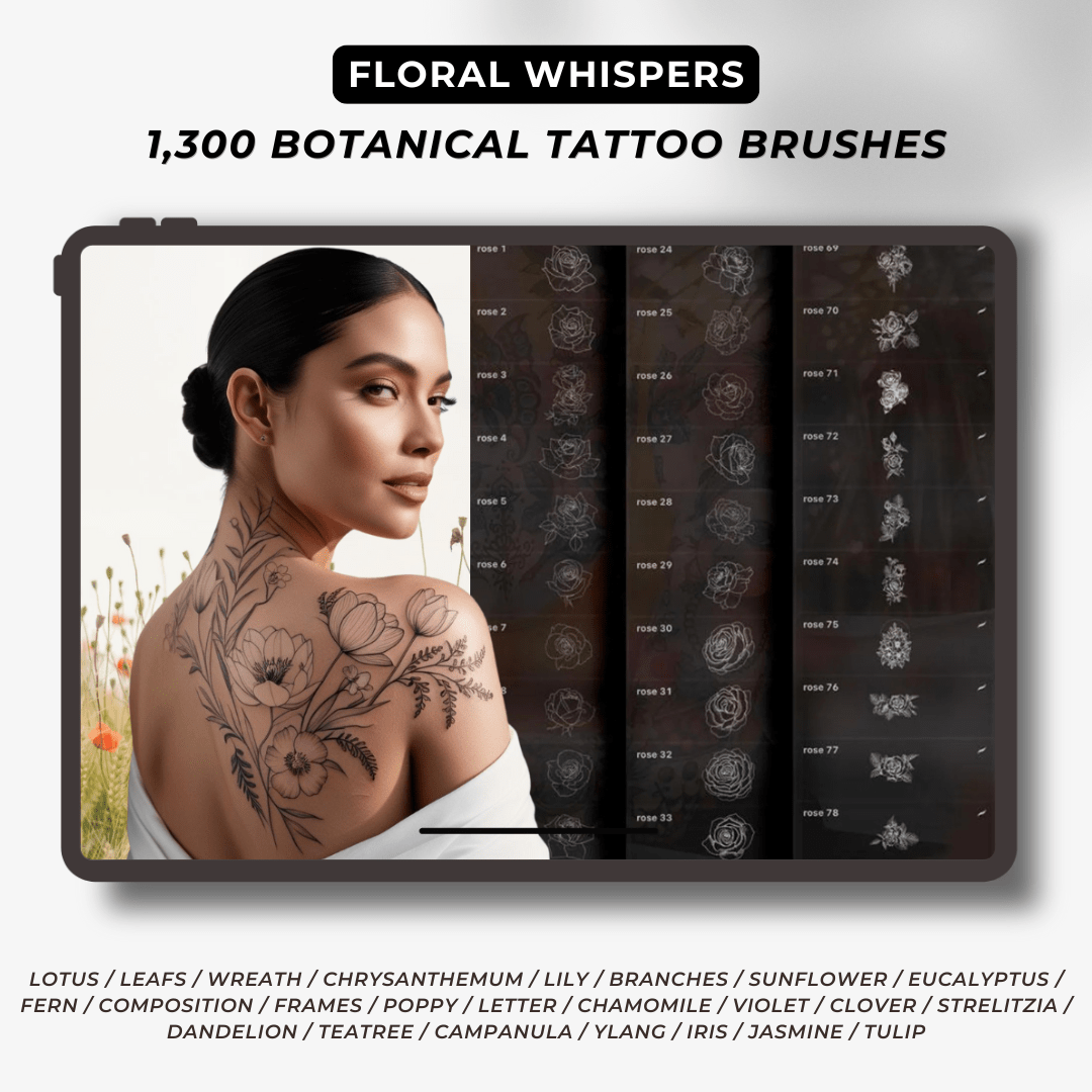 Tattoo Vault: The Ultimate 15,000 Procreate Stamps & Brushes