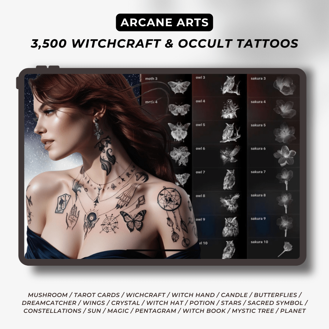 Tattoo Vault: The Ultimate 15,000 Procreate Stamps & Brushes