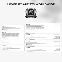 Thumbnail for Tattoo Vault: The Ultimate 15,000 Procreate Stamps & Brushes