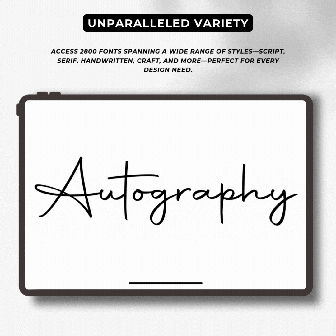 Procreate Endless Typography - 2800+ Stunning Fonts Bundle