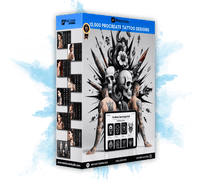 Thumbnail for Tattoo Vault: The Ultimate 15,000 Procreate Stamps & Brushes